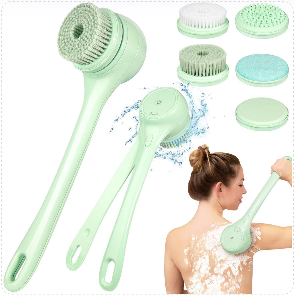 Electric Body Brush for Back and Shower Scrubber
